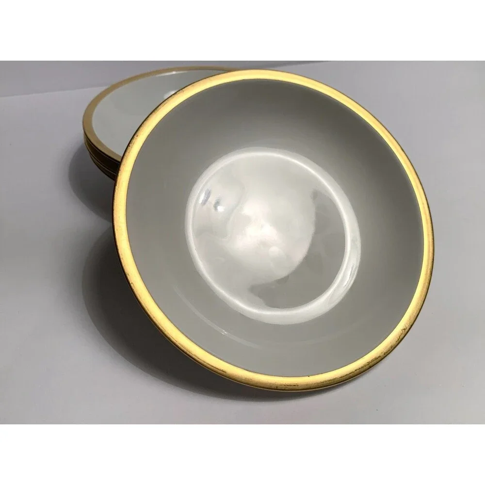 Arzberg Germany Dessert/Salad Bowl Gold Rim Set Of 4 Vintage